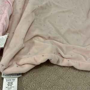 pink dot changing table cover